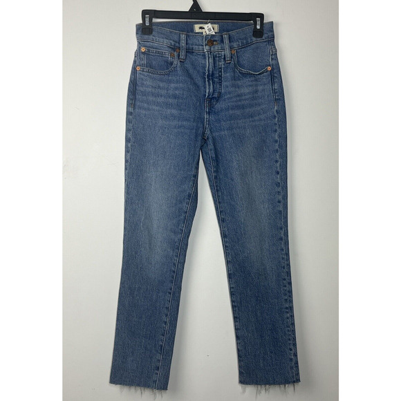 Madewell The Petite Perfect Vintage Jean Ainsworth Wash 24 Petite High Rise - Picture 1 of 11